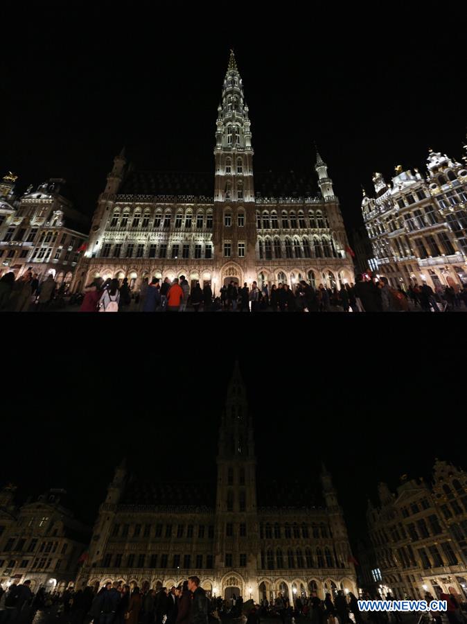 BELGIUM-BRUSSELS-EARTH HOUR