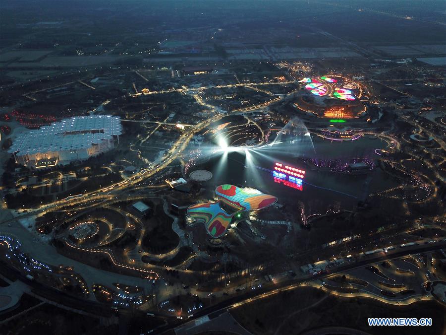 CHINA-BEIJING-HORTICULTURAL EXPO-NIGHT VIEW (CN)