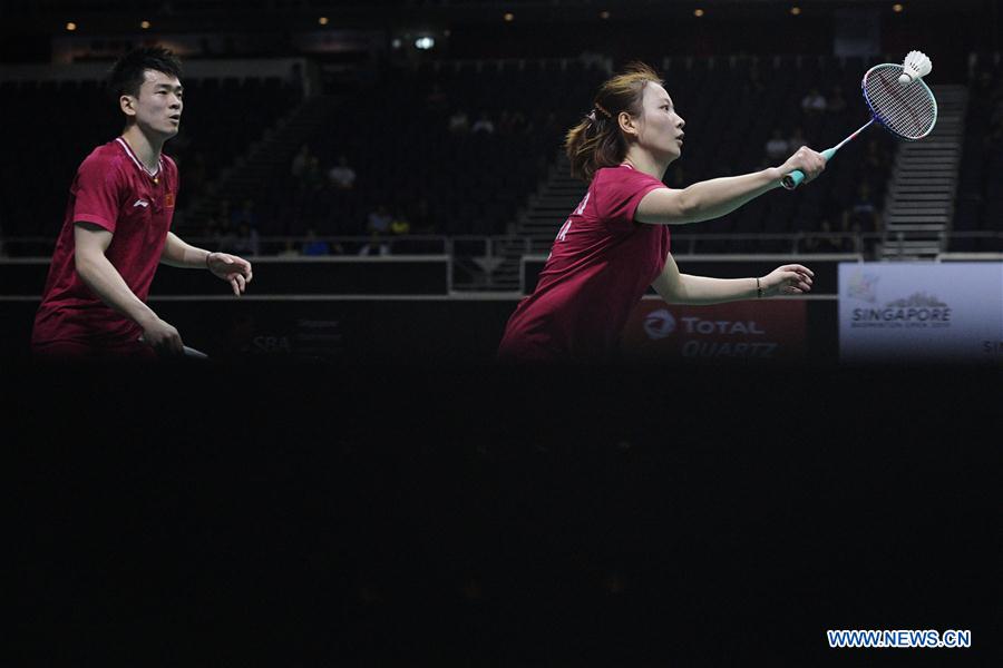 (SP)SINGAPORE-BADMINTON-SINGAPORE OPEN-SEMIFINAL