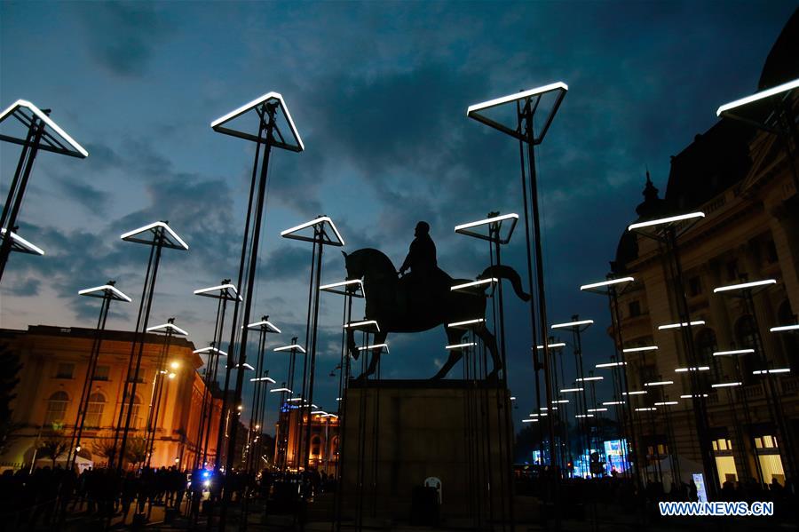 ROMANIA-BUCHAREST-SPOTLIGHT-LIGHT FESTIVAL