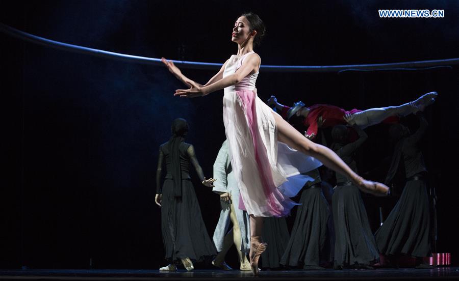 LATVIA-RIGA-CHINA-BALLET-PERFORMANCE-TANG YIN