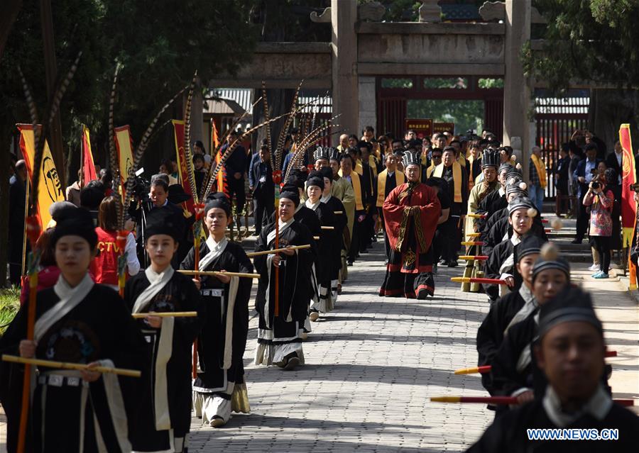 CHINA-SHANDONG-ZOUCHENG-MENCIUS-COMMEMORATION (CN)