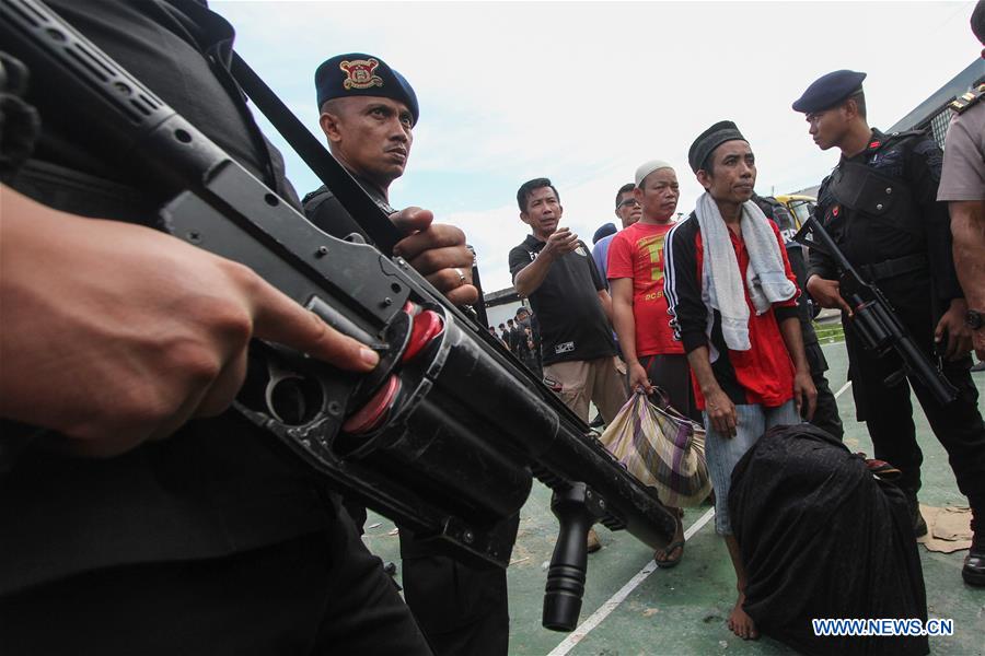 INDONESIA-RIAU-PRISON-FIRE-AFTERMATH