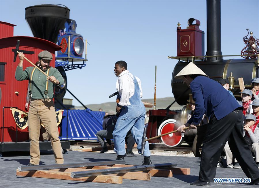 Xinhua Headlines: First U.S. transcontinental railroad shows that Americans, Chinese together can make impossible possible