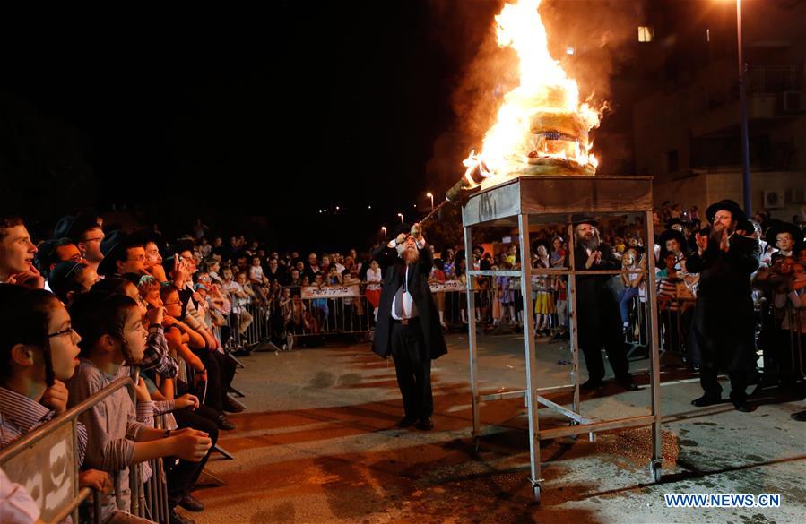 MIDEAST-MODI'IN-ULTRA-ORTHODOX JEWS-LAG BAOMER