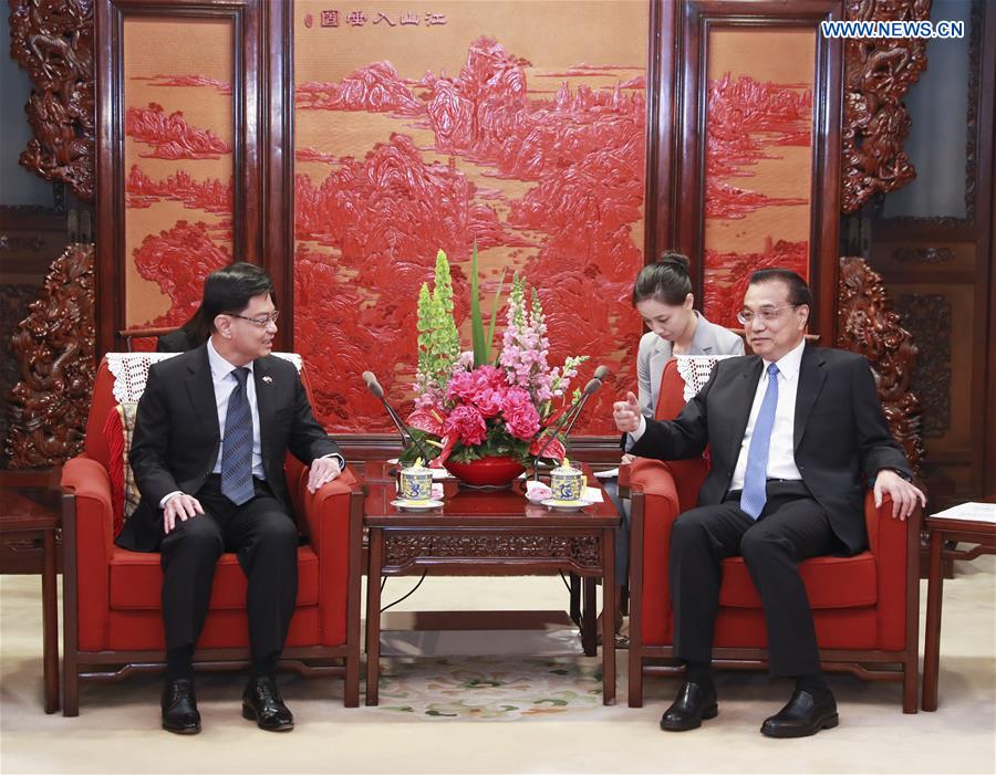 CHINA-BEIJING-LI KEQIANG-SINGAPORE-HENG SWEE KEAT-MEETING (CN)