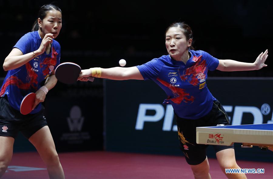 (SP)CHINA-SHENZHEN-TABLE TENNIS-CHINA OPEN-WOMEN'S DOUBLES (CN)