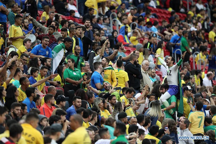 (SP)BRAZIL-BRASILIA-SOCCER-FRIENDLY MATCH-BRAZIL VS. QATAR