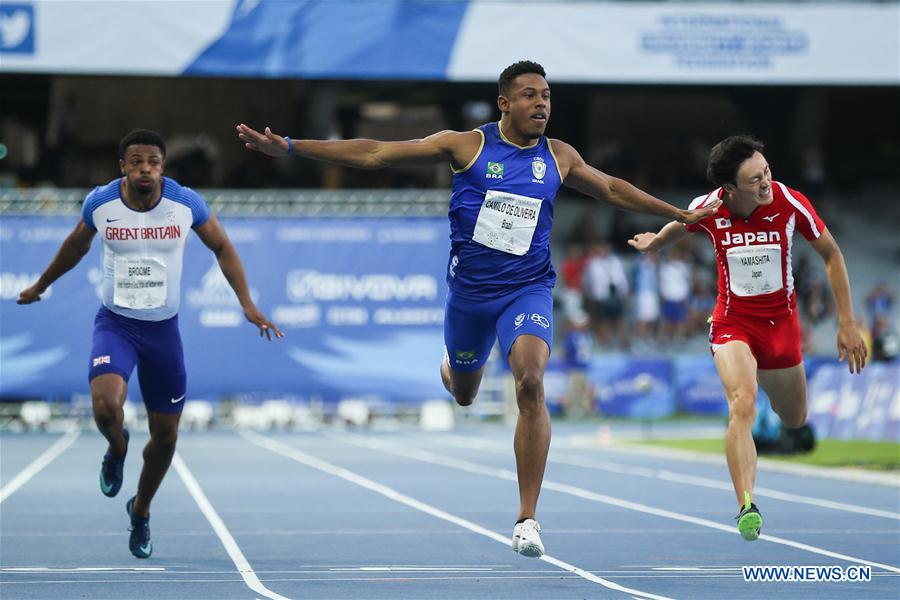 (SP)ITALY-NAPLES-SUMMER UNIVERSIADE-ATHLETICS-MEN'S 200M-FINAL