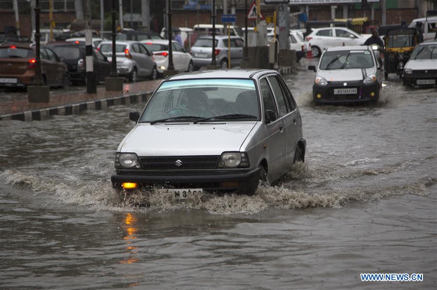 KASHMIR-SRINAGAR-RAINS