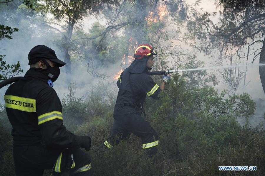 GREECE-EVIA ISLAND-WILDFIRE