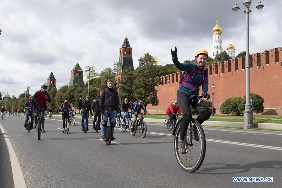 RUSSIA-MOSCOW-CYCLING FESTIVAL