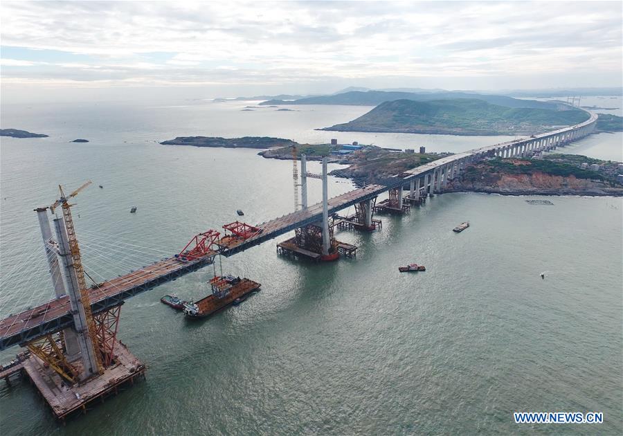 CHINA-FUJIAN-CROSS-SEA ROAD-RAIL BRIDGE-COMPLETION (CN)