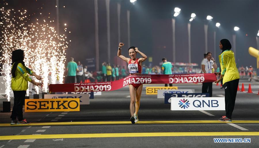 (SP)QATAR-DOHA-IAAF WORLD ATHLETICS CHAMPIONSHIPS-WOMEN'S 50KM RACE WALK 