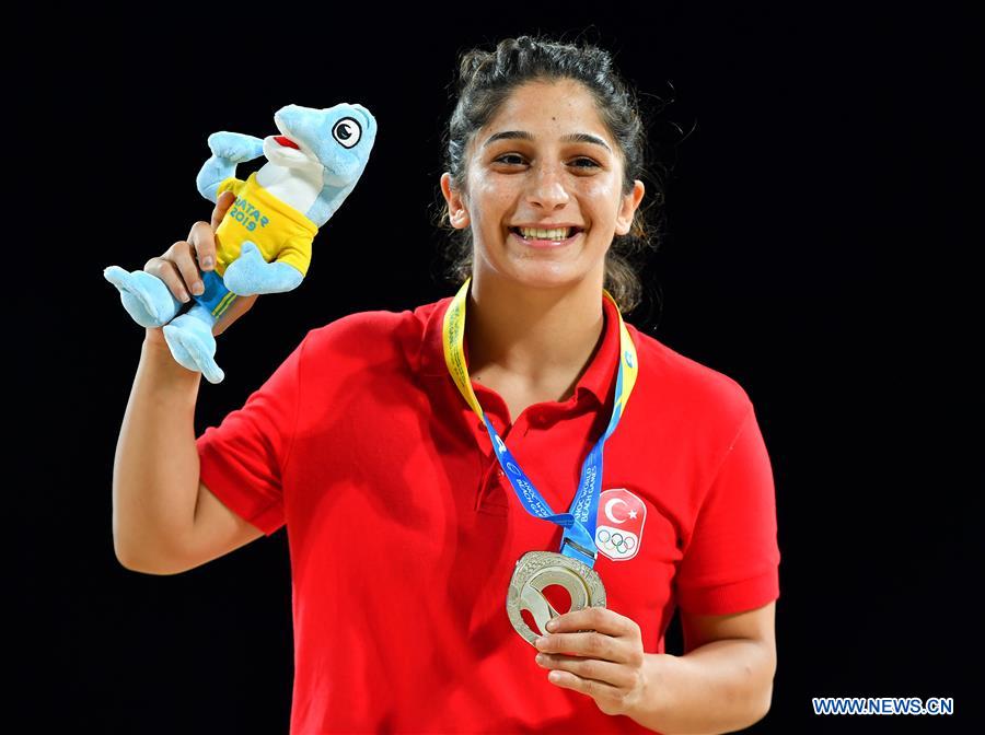 (SP)QATAR-DOHA-WORLD BEACH GAMES-WOMEN'S BEACH WRESTLING