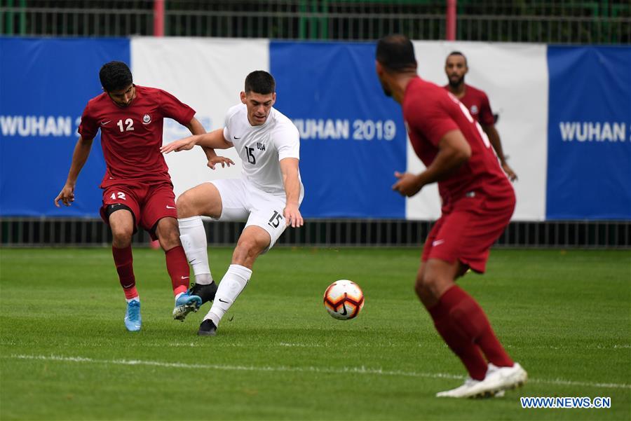 (SP)CHINA-WUHAN-7TH MILITARY WORLD GAMES-FOOTBALL