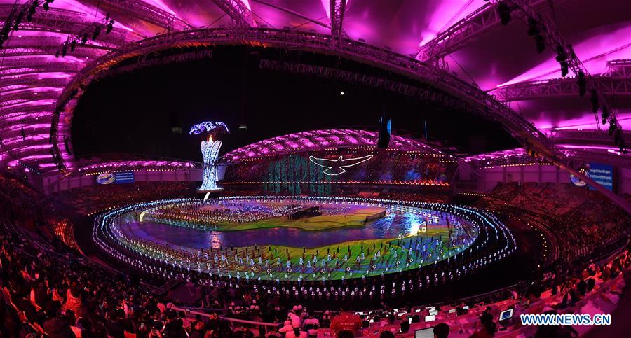 (SP)CHINA-WUHAN-7TH MILITARY WORLD GAMES-OPENING CEREMONY