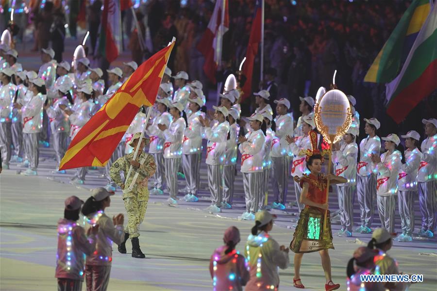 (SP)CHINA-WUHAN-7TH MILITARY WORLD GAMES-OPENING CEREMONY