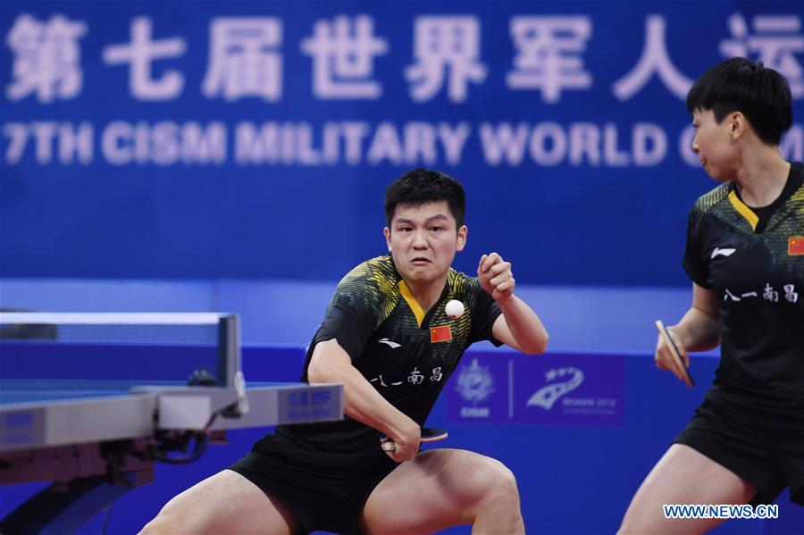 (SP)CHINA-WUHAN-7TH MILITARY WORLD GAMES-TABLE TENNIS(CN)