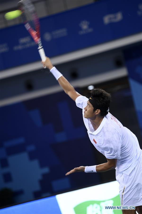 (SP)CHINA-WUHAN-7TH MILITARY WORLD GAMES-TENNIS