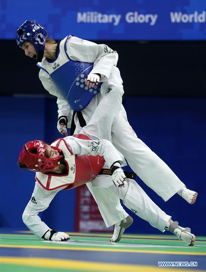 (SP)CHINA-WUHAN-7TH MILITARY WORLD GAMES-TAEKWONDO