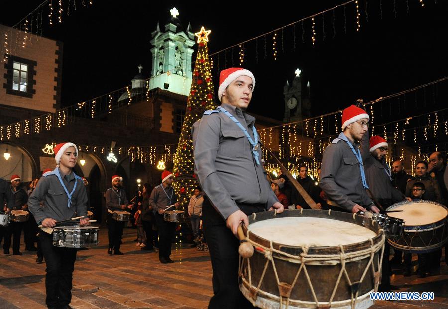 SYRIA-DAMASCUS-HOLIDAY SEASON-CELEBRATIONS