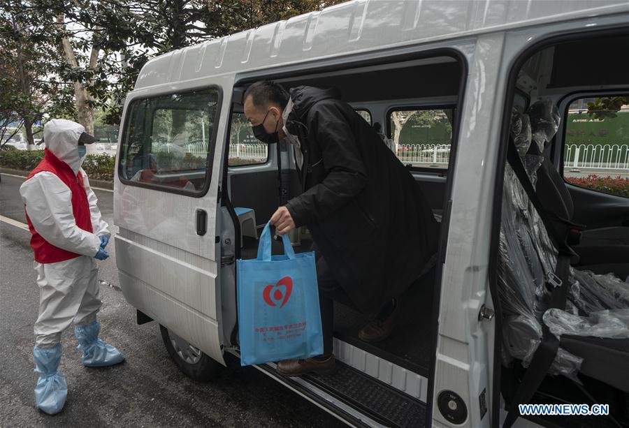 CHINA-HUBEI-WUHAN-CURED PATIENT-PLASMA DONATION (CN)