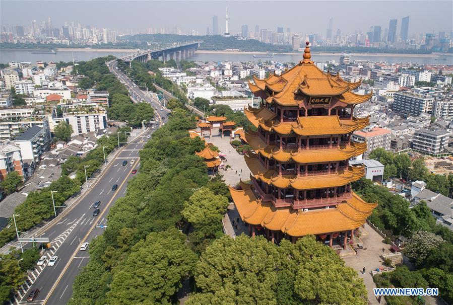 CHINA-WUHAN-COVID-19-TOURISM-YELLOW CRANE TOWER-REOPENING (CN)