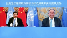 Xi, UN chief hold videoconference