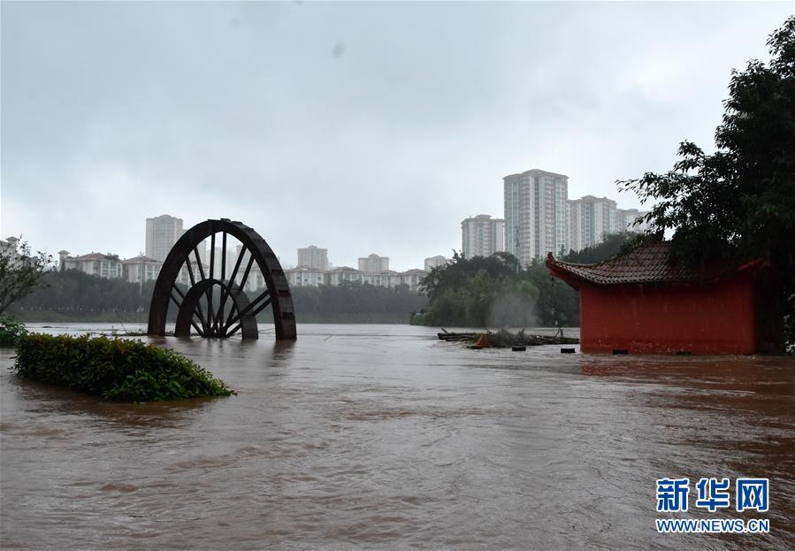 （圖文互動）（2）重慶6個區(qū)縣降暴雨 榮昌瀨溪河出現超保證水位洪水