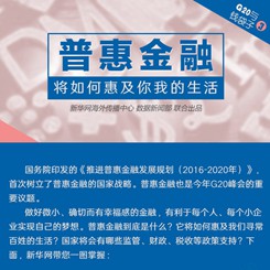 【G20系列圖解】普惠金融將如何惠及你我的生活？